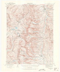 Mount Lincoln 1938 topographic map thumbnail