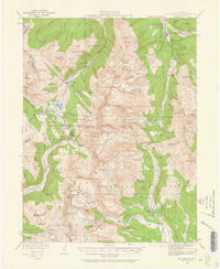 Mount Lincoln 1938 topographic map thumbnail