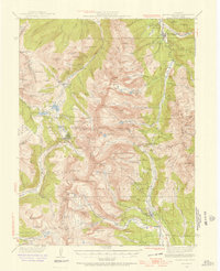 Mount Lincoln 1938 topographic map thumbnail