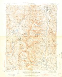 Mount Lincoln 1938 topographic map thumbnail