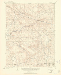 Mount Olympus 1905 topographic map thumbnail