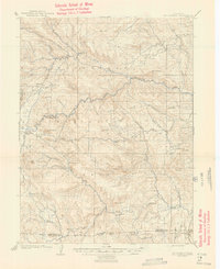 Mount Olympus 1907 topographic map thumbnail
