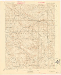 Mount Olympus 1907 topographic map thumbnail