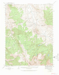 Mount Powell 1933 topographic map preview