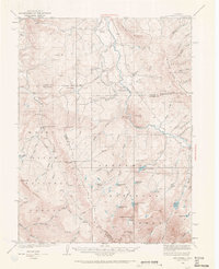 Mount Powell 1933 topographic map thumbnail
