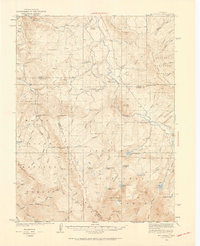 Mount Powell 1933 topographic map thumbnail