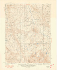 Mount Powell 1940 topographic map thumbnail