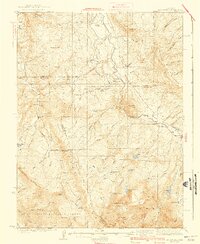 Mount Powell 1940 topographic map preview