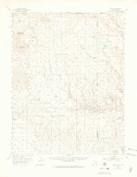 La Sal 1974 topographic map thumbnail