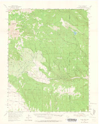La Sal 1954 topographic map thumbnail