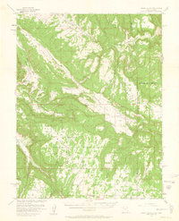 Lisbon Valley 1954 topographic map thumbnail