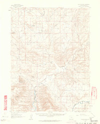 Lone Mountain 1960 topographic map thumbnail