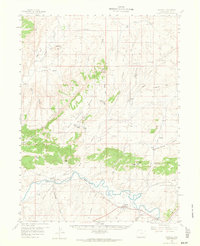 Maybell 1958 topographic map preview