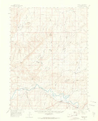 Maybell 1958 topographic map preview