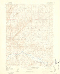 Maybell 1958 topographic map thumbnail