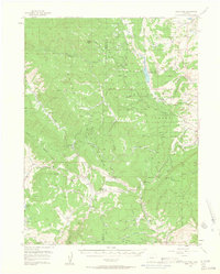 Gore Pass 1956 topographic map thumbnail