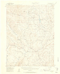 Gore Pass 1956 topographic map thumbnail