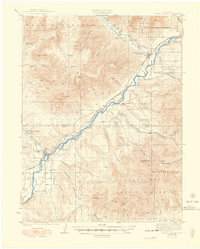 Grand Valley 1929 topographic map thumbnail