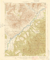 Grand Valley 1929 topographic map thumbnail