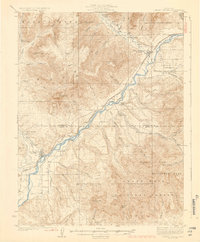 Grand Valley 1929 topographic map thumbnail