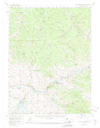 Hot Sulphur Springs 1957 topographic map thumbnail