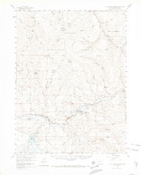 Hot Sulphur Springs 1957 topographic map thumbnail