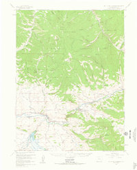 Hot Sulphur Springs 1957 topographic map thumbnail
