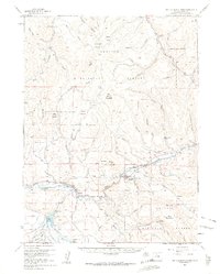 Hot Sulphur Springs 1957 topographic map thumbnail