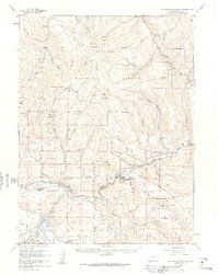Hot Sulphur Springs 1957 topographic map thumbnail