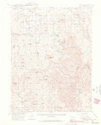 Hyannis Peak 1956 topographic map thumbnail