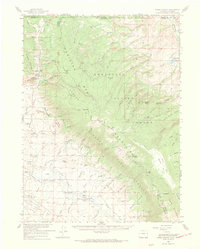 Kings Canyon 1955 topographic map thumbnail