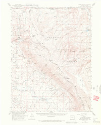 Kings Canyon 1955 topographic map thumbnail