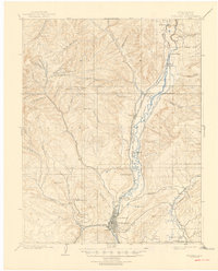 Durango 1908 topographic map preview
