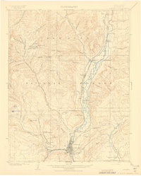 Durango 1908 topographic map preview