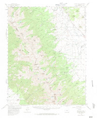 Electric Peak 1959 topographic map thumbnail