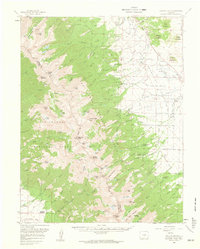 Electric Peak 1959 topographic map thumbnail