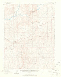 Elk Springs 1960 topographic map thumbnail