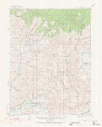 Elkhead Creek 1923 topographic map thumbnail