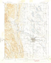 Fort Collins 1908 topographic map thumbnail