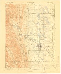 Fort Collins 1908 topographic map thumbnail