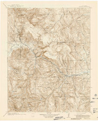 Creede 1916 topographic map thumbnail