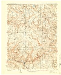 Glenwood Springs 1930 topographic map thumbnail