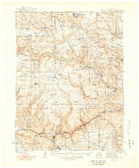 Glenwood Springs 1930 topographic map thumbnail