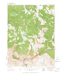Glenwood Springs 1927 topographic map thumbnail