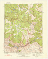 Glenwood Springs 1927 topographic map thumbnail