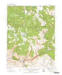Glenwood Springs 1927 topographic map thumbnail