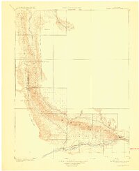 Grand Hogback 1910 topographic map thumbnail