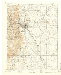 Colorado Springs 1909 topographic map thumbnail