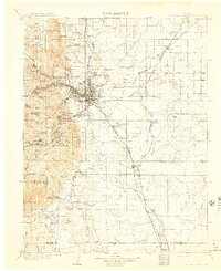 Colorado Springs 1909 topographic map thumbnail