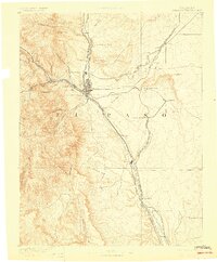Colorado Springs 1893 topographic map thumbnail